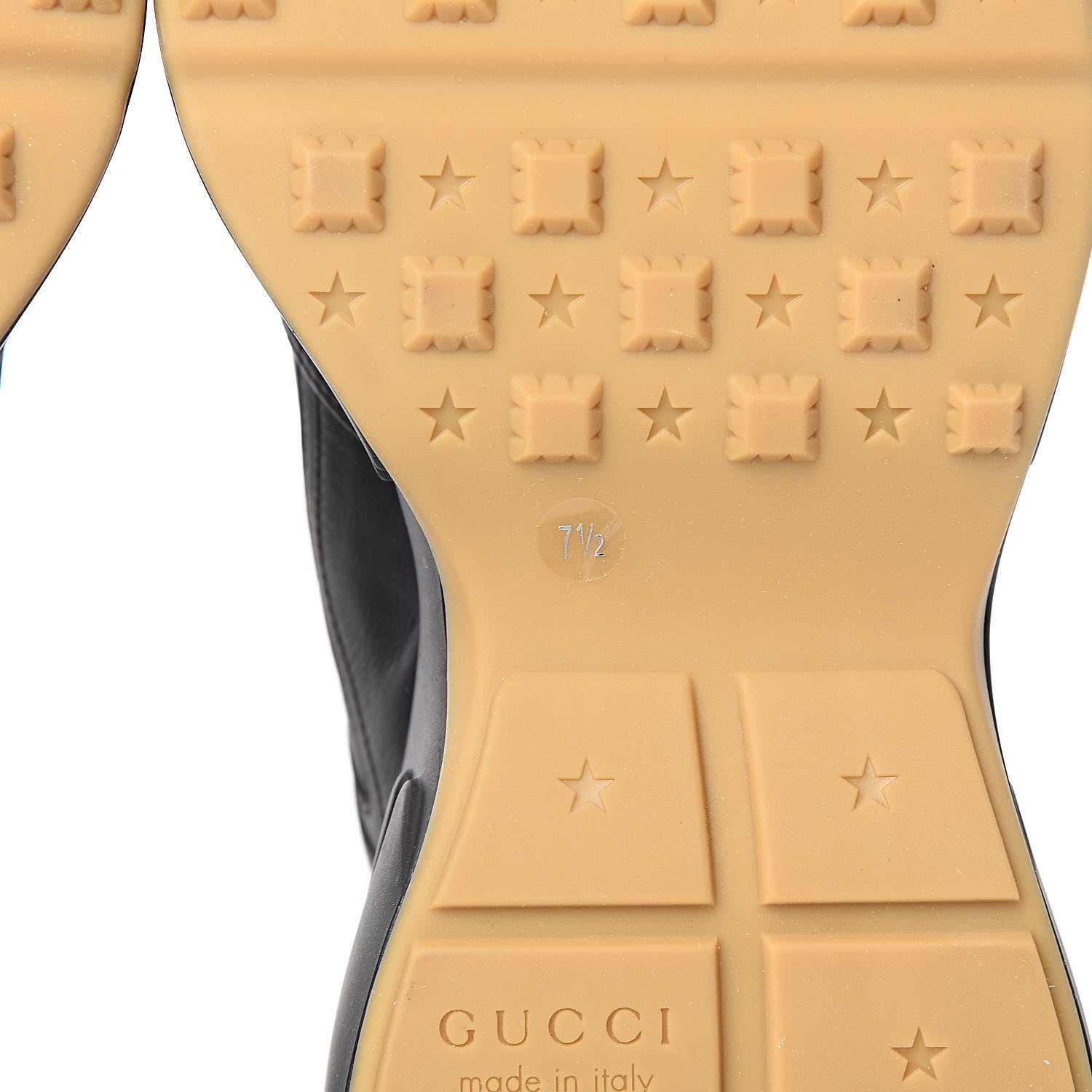 Gucci X SEGA Calfskin Logo Mens Rhyton Sneakers 7.5 Black 7 of 10