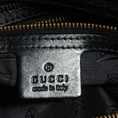 Gucci Leather Medium Jockey Hobo Black 6 of 7