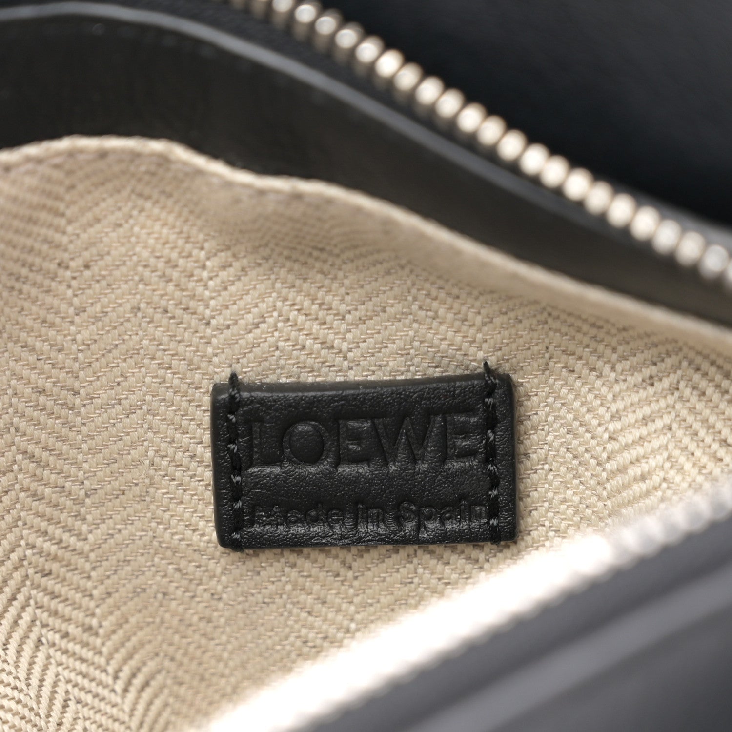 Loewe Calfskin Mini Puzzle Bag Black 6 of 9