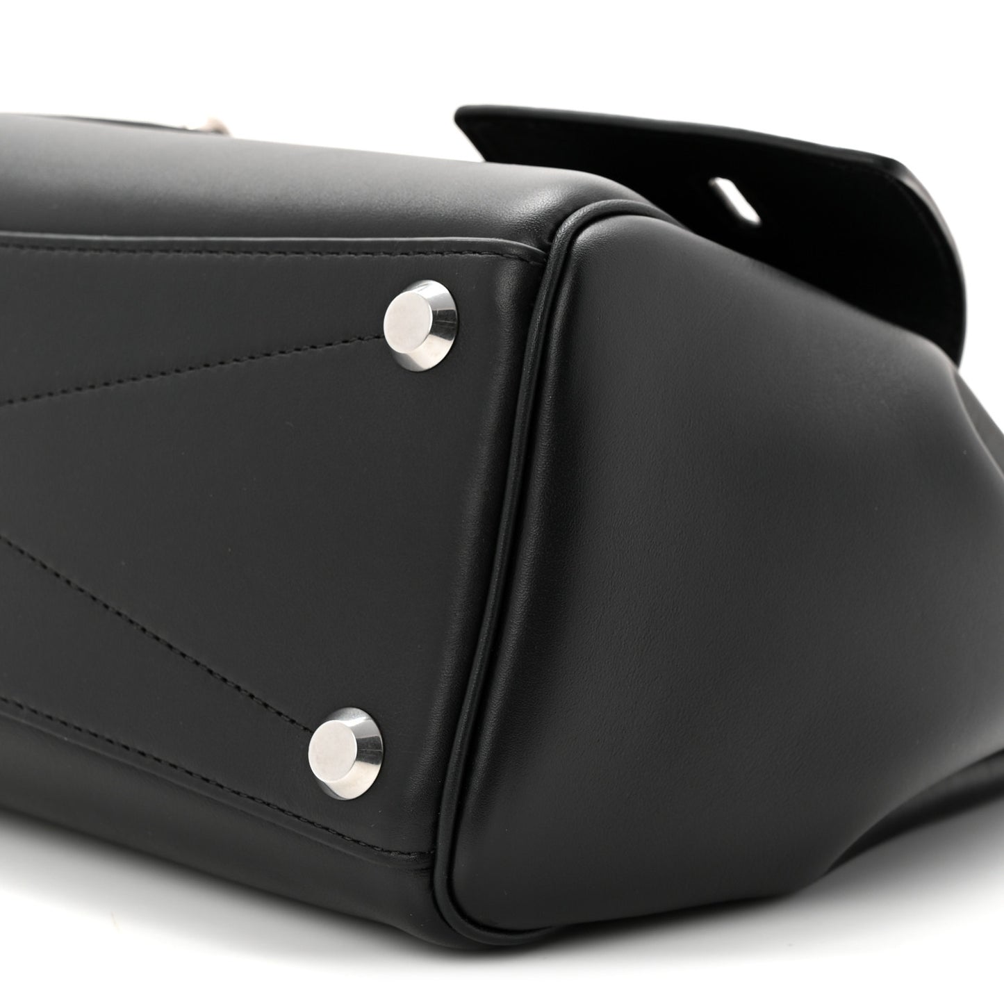 Smooth Calfskin Small Bel Air Carry All Bag Black