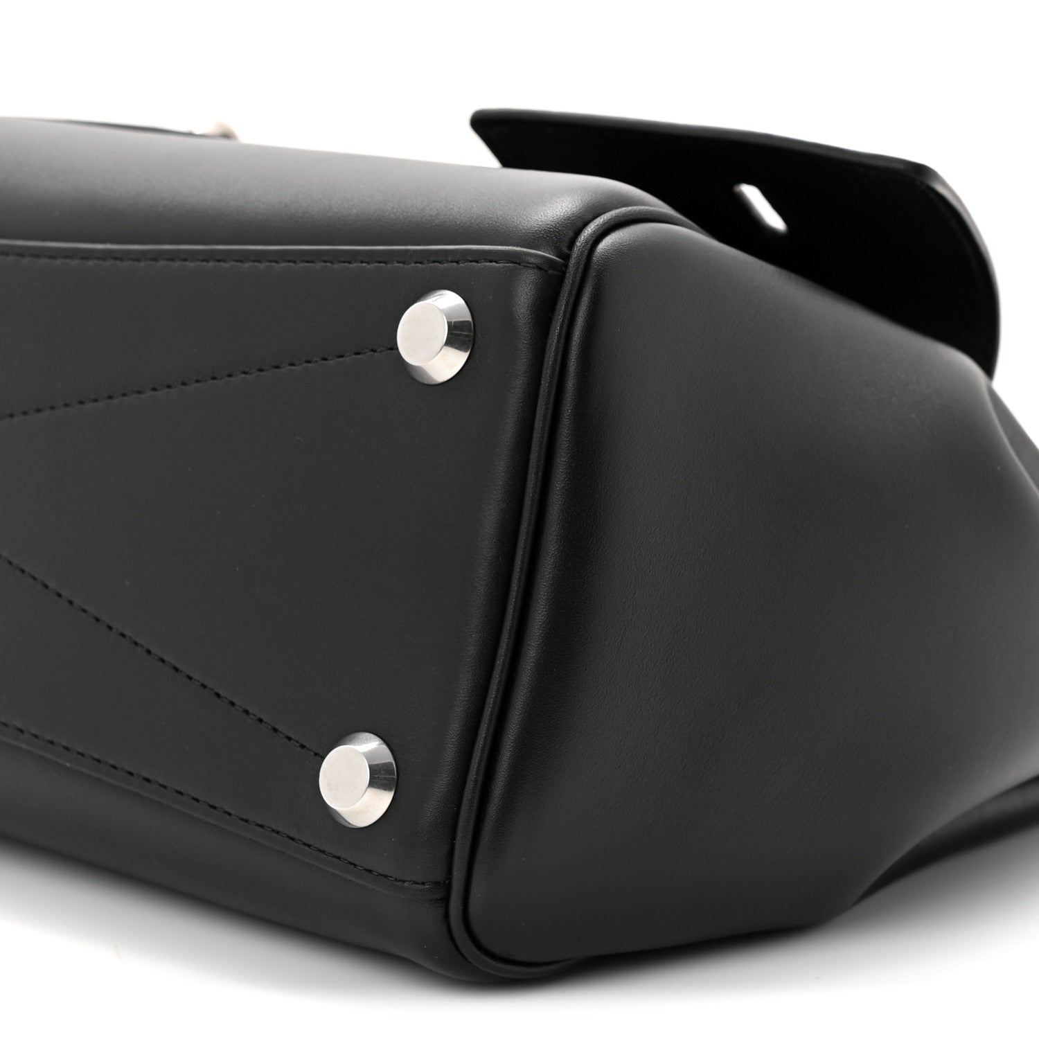 Balenciaga Smooth Calfskin Small Bel Air Carry All Bag Black 9 of 9