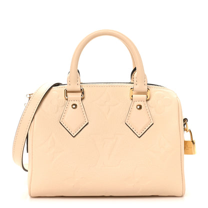 Louis Vuitton Empreinte Monogram Giant Speedy Bandouliere 20 Creme 1 of 10