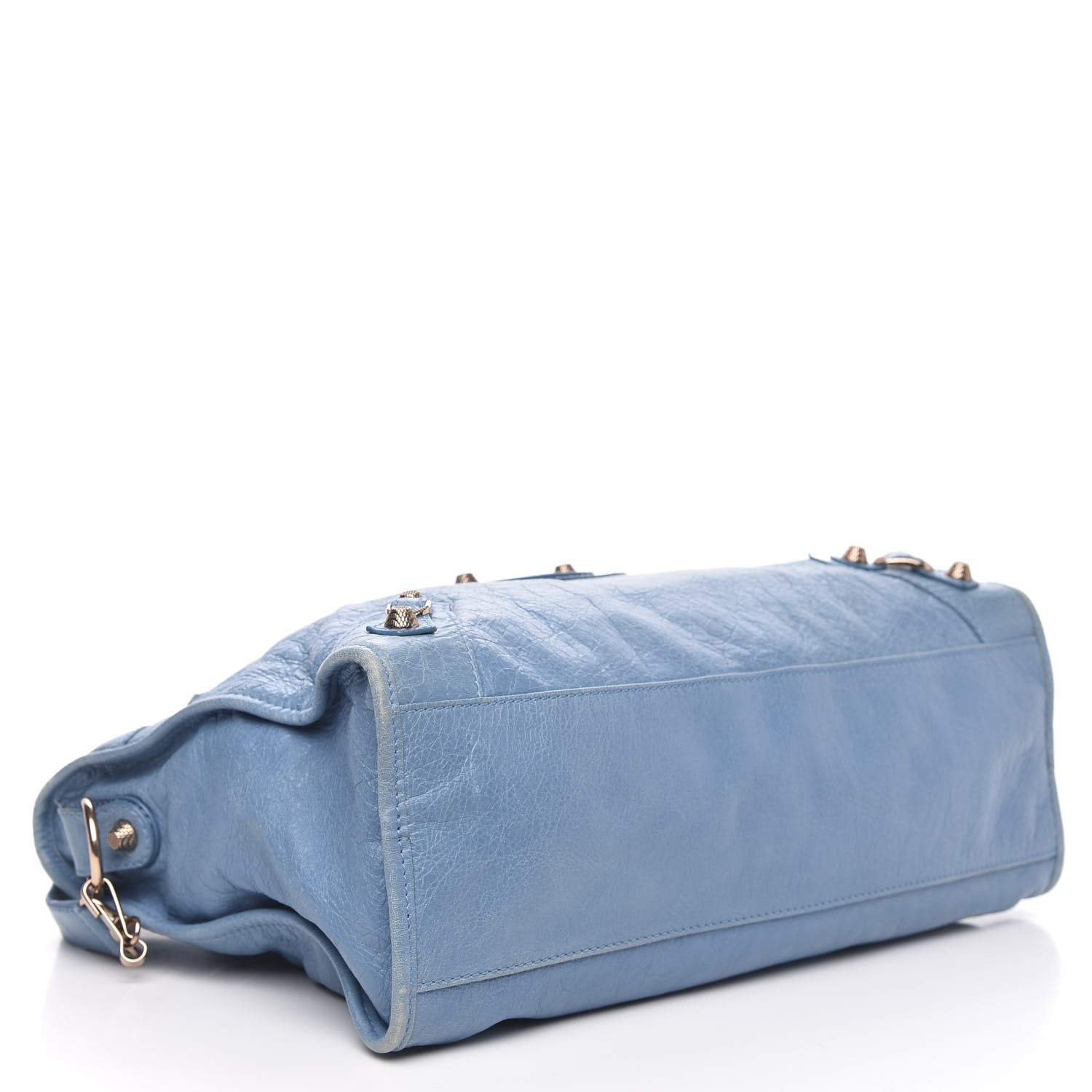 Balenciaga Agneau Giant 12 Rose Gold Hardware City Bleu Indigo 4 of 14