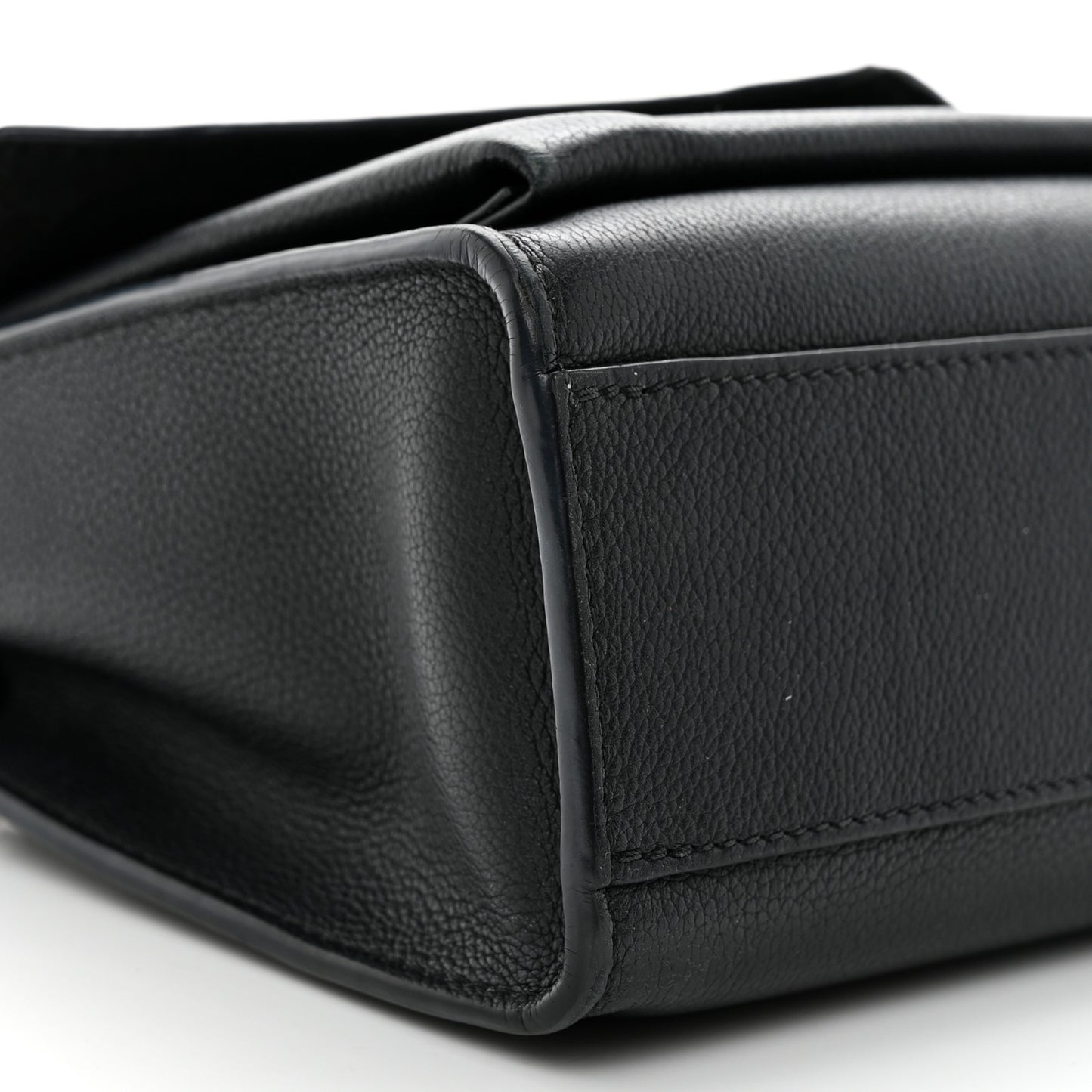Soft Calfskin Mylockme Chain Bag BB Black