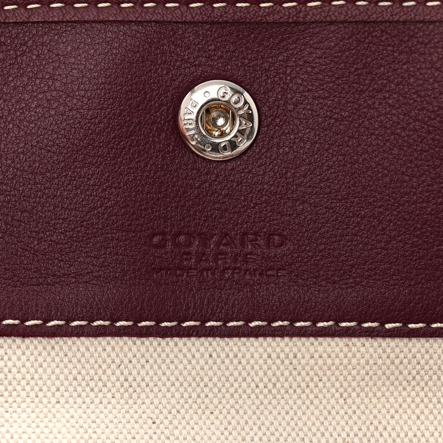 Goyardine Reversible Anjou GM Burgundy