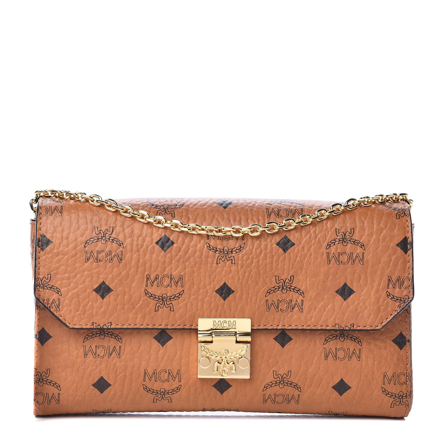 Visetos Small Millie Crossbody Bag Cognac