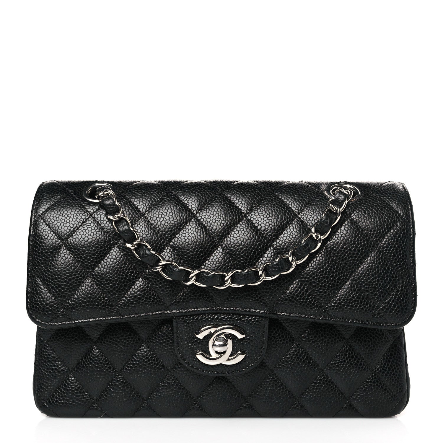 Chanel Caviar Quilted Small Double Flap Black 1 of 10