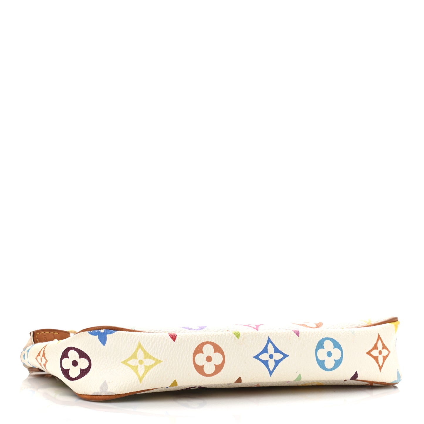 Monogram Multicolor Pochette Accessories White