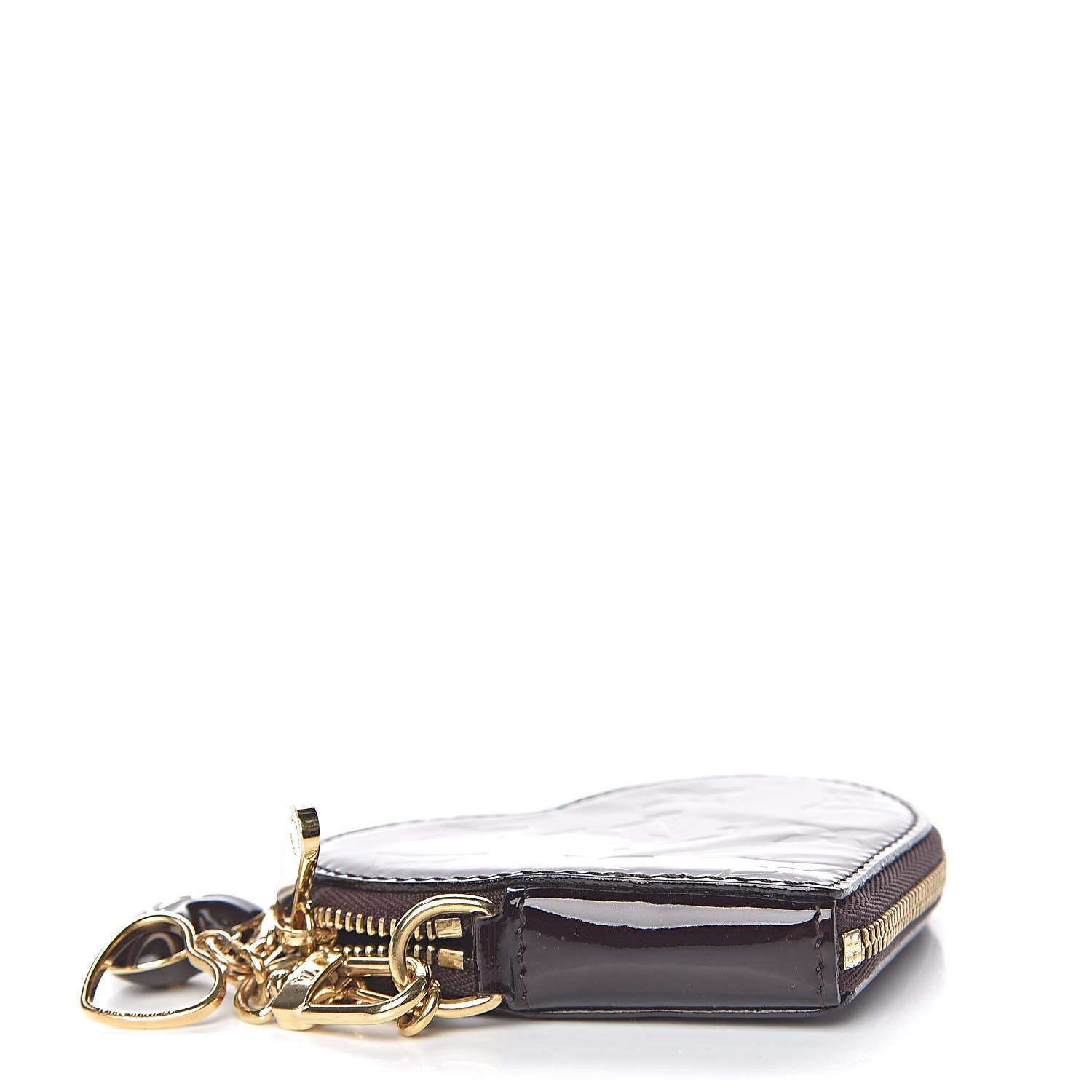 Louis Vuitton Vernis Coeur Heart Coin Purse Amarante 4 of 8