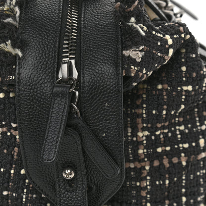 Chanel Tweed Trip Bowling Bag Black 17 of 17