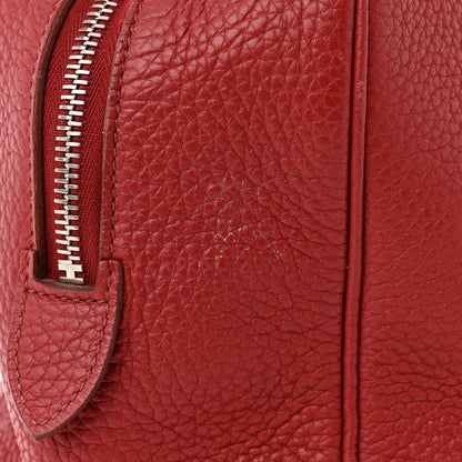 Hermes Taurillon Clemence Victoria 35 Rouge Garance 15 of 16