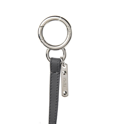 Fendi Fox Mink Rabbit Fur Freak Monster Bag Bug Charm Grey 5 of 6