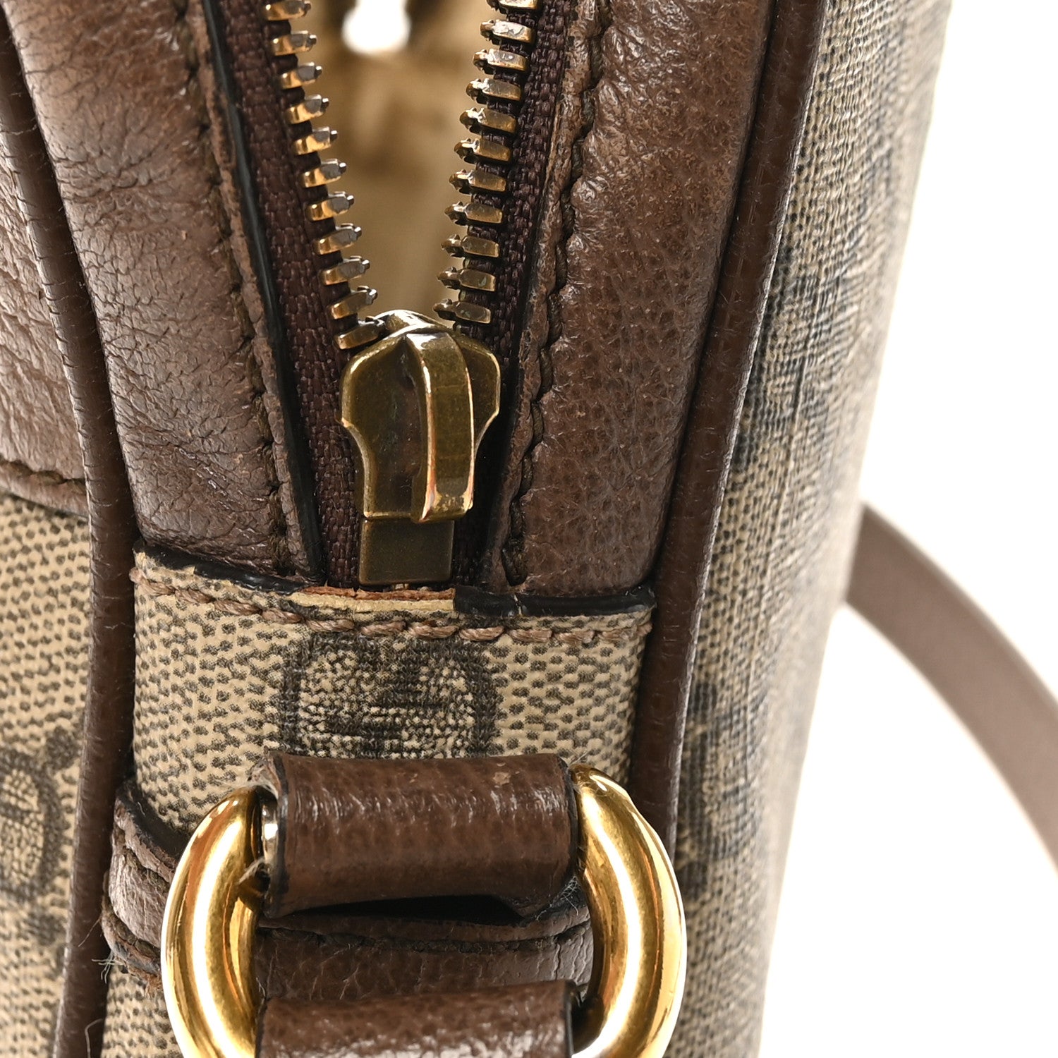 Gucci GG Supreme Monogram Web Small Ophidia Messenger Bag Brown 12 of 12