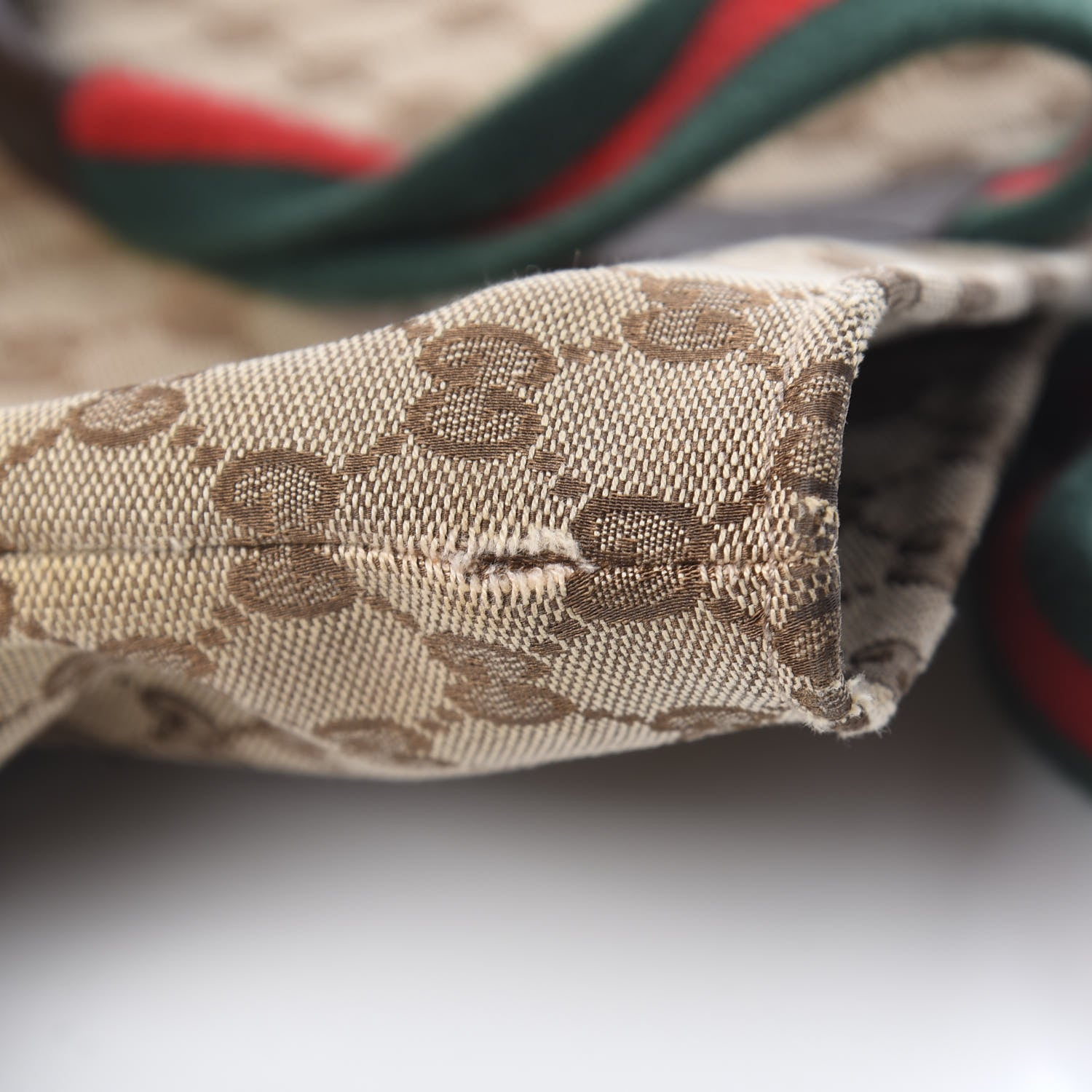 Gucci Monogram Web Large Diaper Tote Brown 9 of 20
