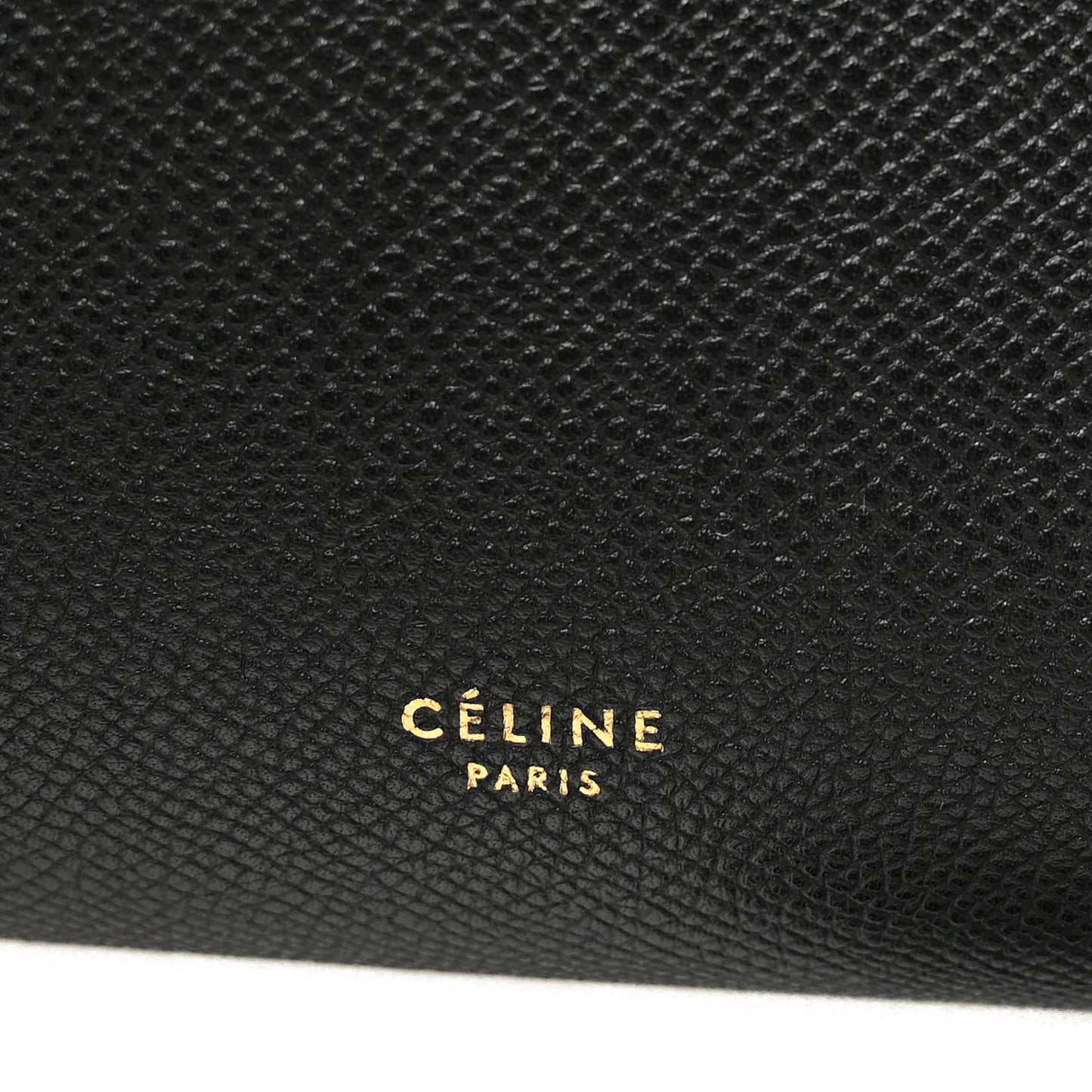 Grained Calfskin Mini Belt Bag Black