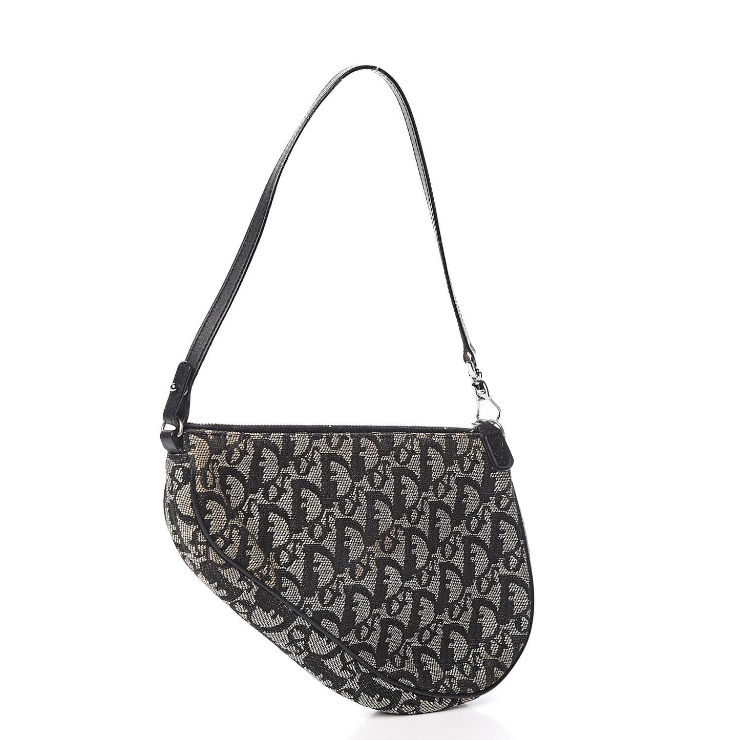 Monogram Mini Saddle Pochette Black