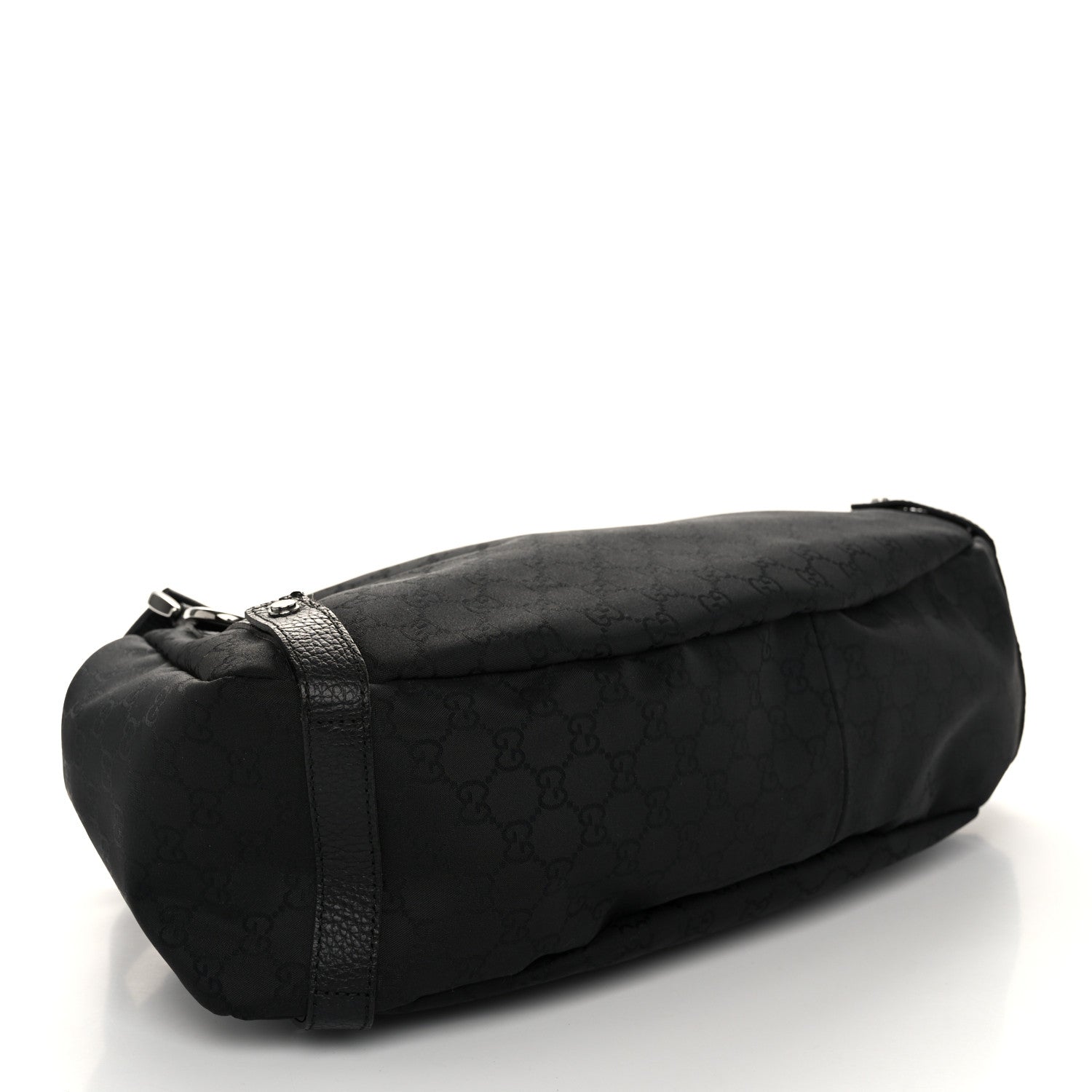 Gucci Nylon Monogram Medium Abbey Shoulder Bag Black 4 of 10