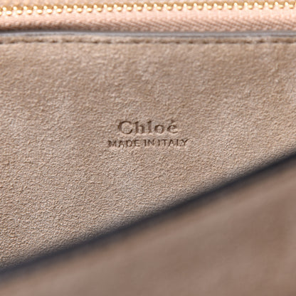 Chloe Suede Calfskin Medium Faye Shoulder Bag Black 9 of 12