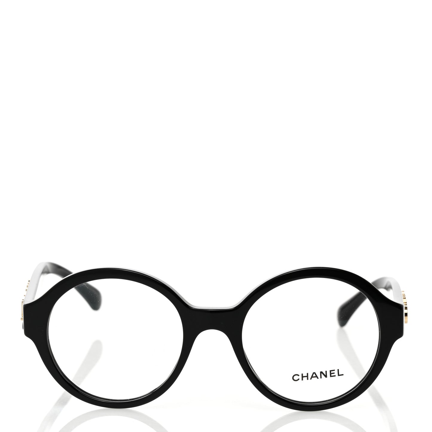Acetate Round 3388 Eyeglasses Black