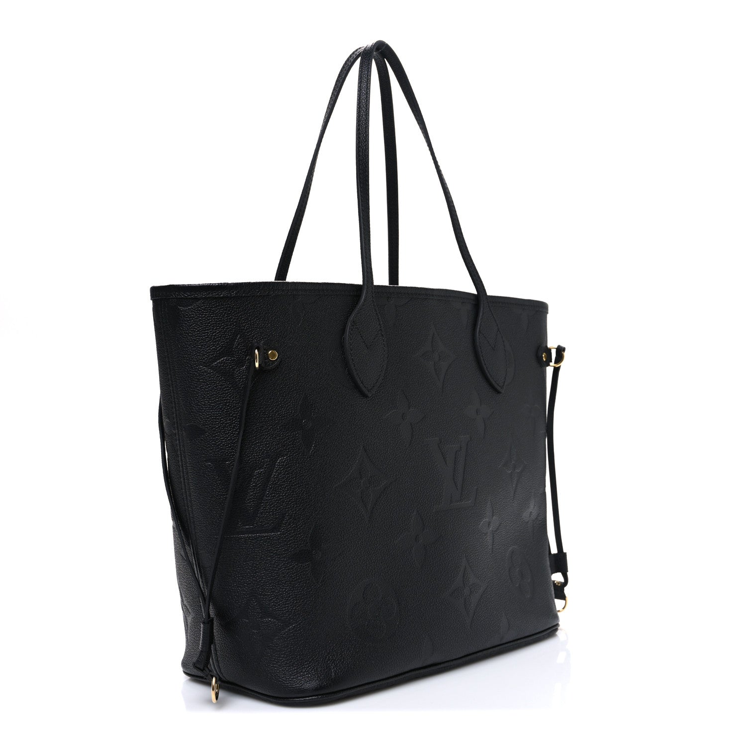 Louis Vuitton Empreinte Monogram Giant Neverfull MM Black 3 of 9