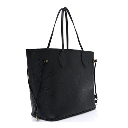 Louis Vuitton Empreinte Monogram Giant Neverfull MM Black 3 of 9