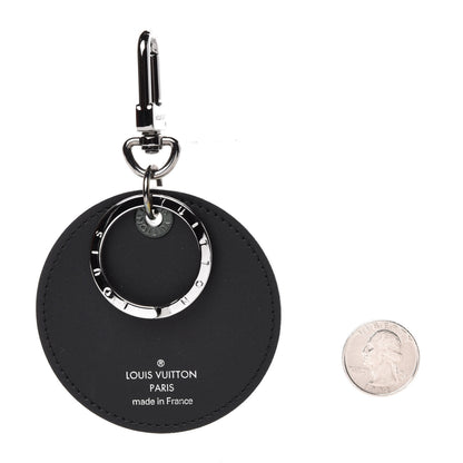 Louis Vuitton Monogram Eclipse Illustre Vivienne Bag Charm Key Holder Black 2 of 4