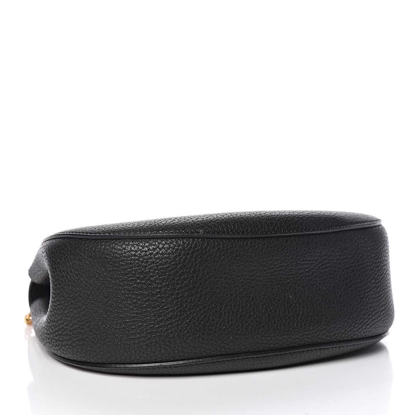 Grained Lambskin Drew Shoulder Bag Black