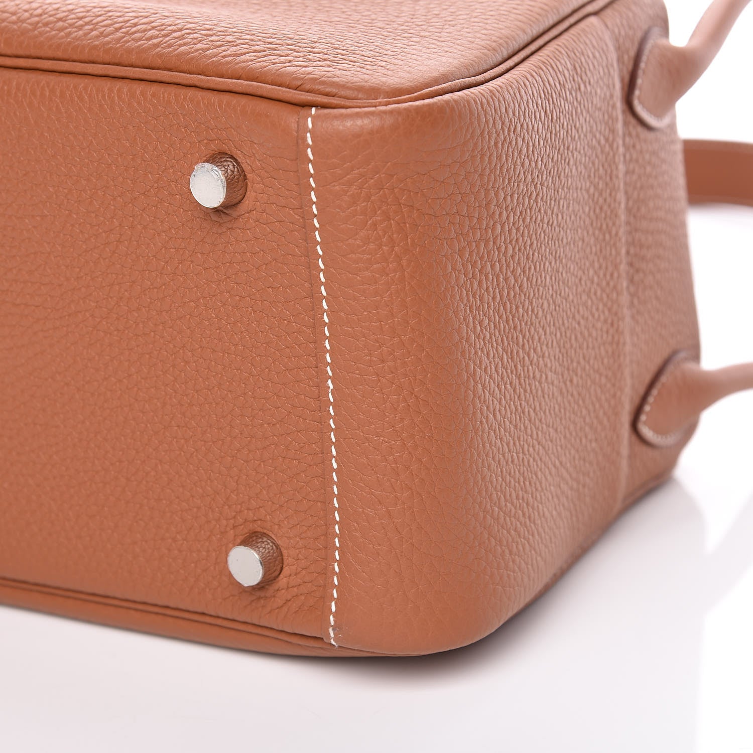 Hermes Taurillon Clemence Lindy 26 Gold 9 of 9