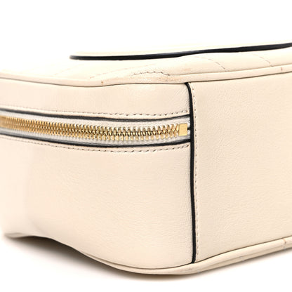 Gucci Sakai Be Green Calfskin Diagonal Stitched Blondie Top Handle Bag Mystic White 9 of 12