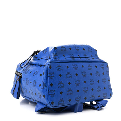 MCM Visetos Medium Sprinkle Stud Stark Backpack Blue 4 of 12