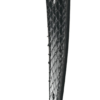 Fendi Fabric Snakeskin FF Baguette Black White 11 of 11
