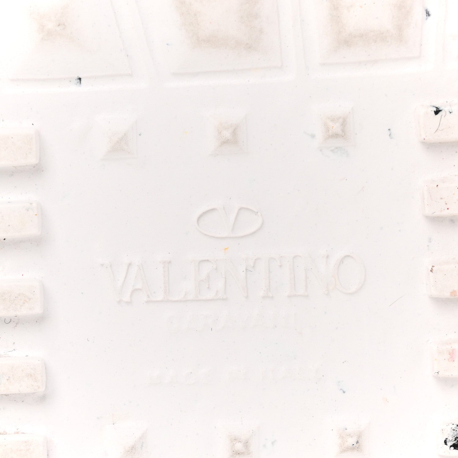 Valentino Garavani Vegan Leather Womens Rockstud Open for a Change Sneakers 41 White Multicolor 8 of 9