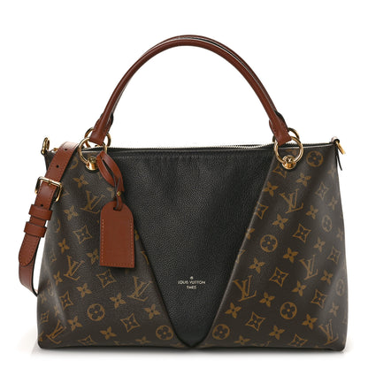 Louis Vuitton Monogram V Tote MM Black 1 of 8