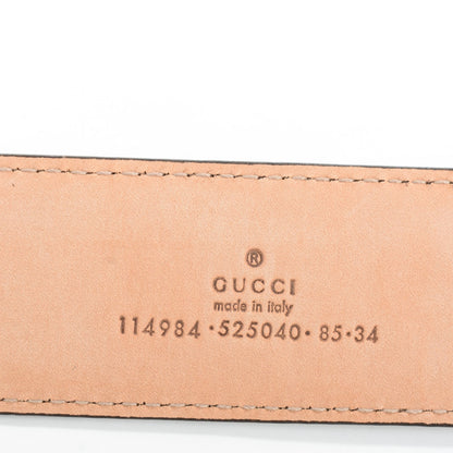 Gucci Guccissima Interlocking G Belt 85 34 Brown 3 of 5