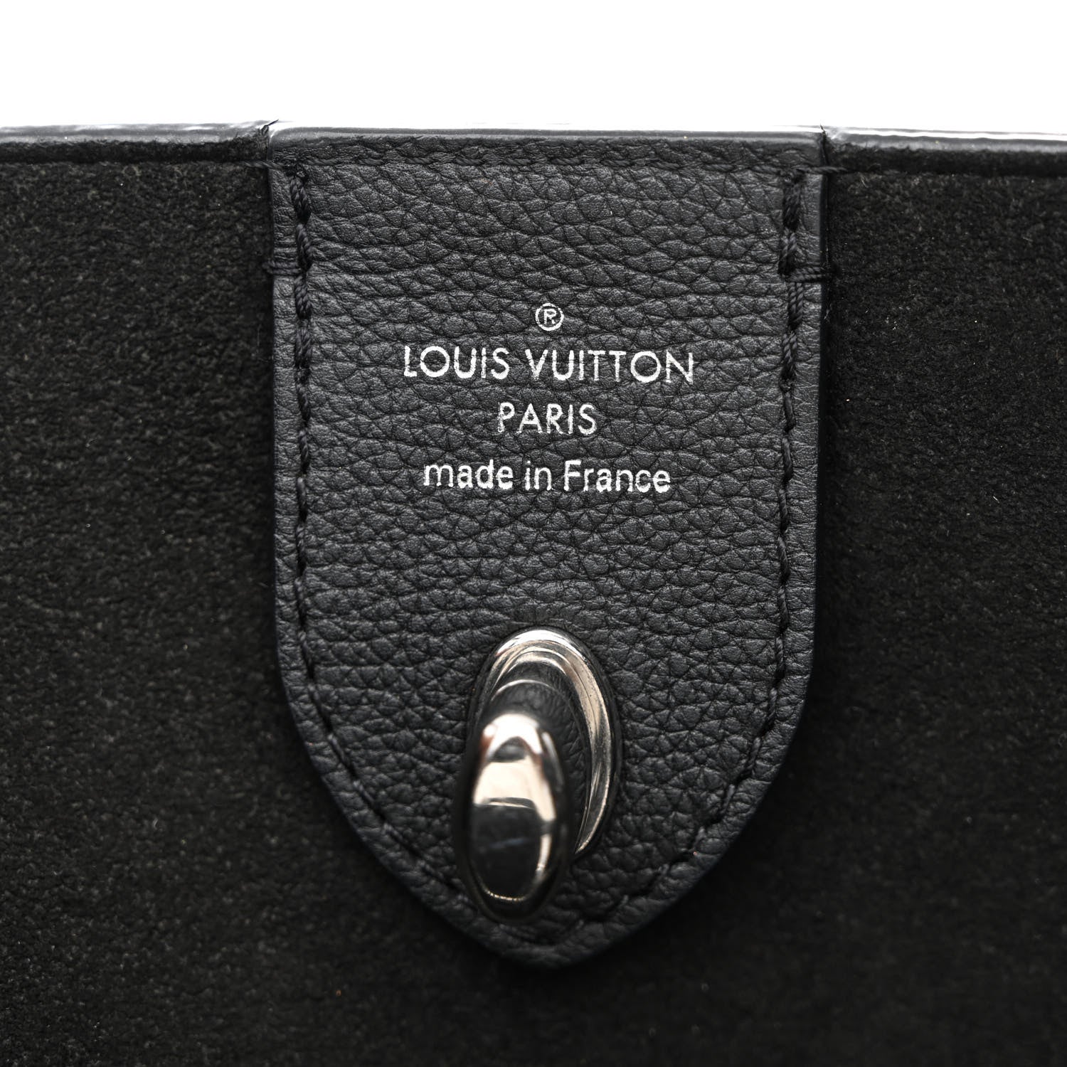 Louis Vuitton Calfskin Lockme Go Tote Black 6 of 11