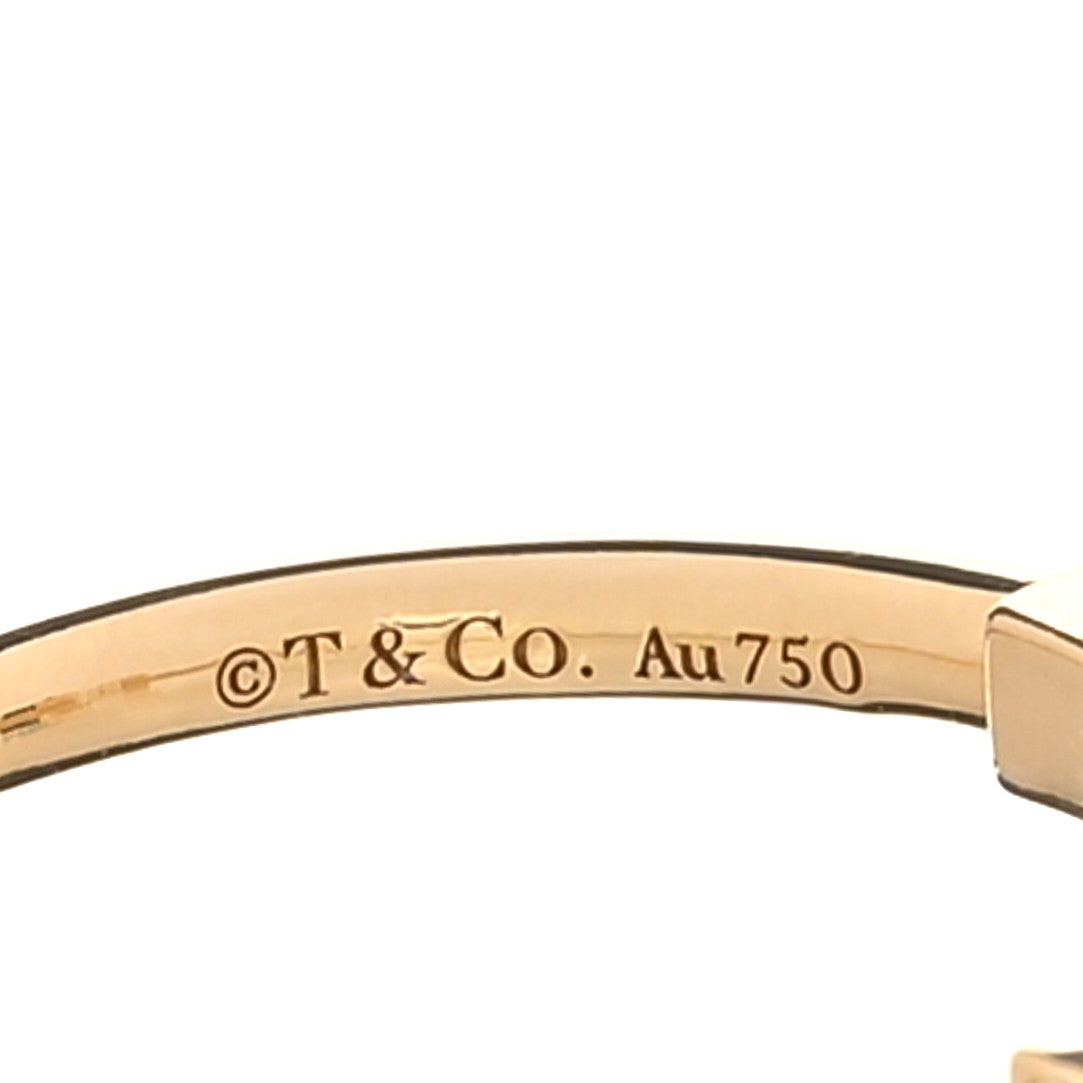 18K Yellow Gold T Wire Ring 51 5.75