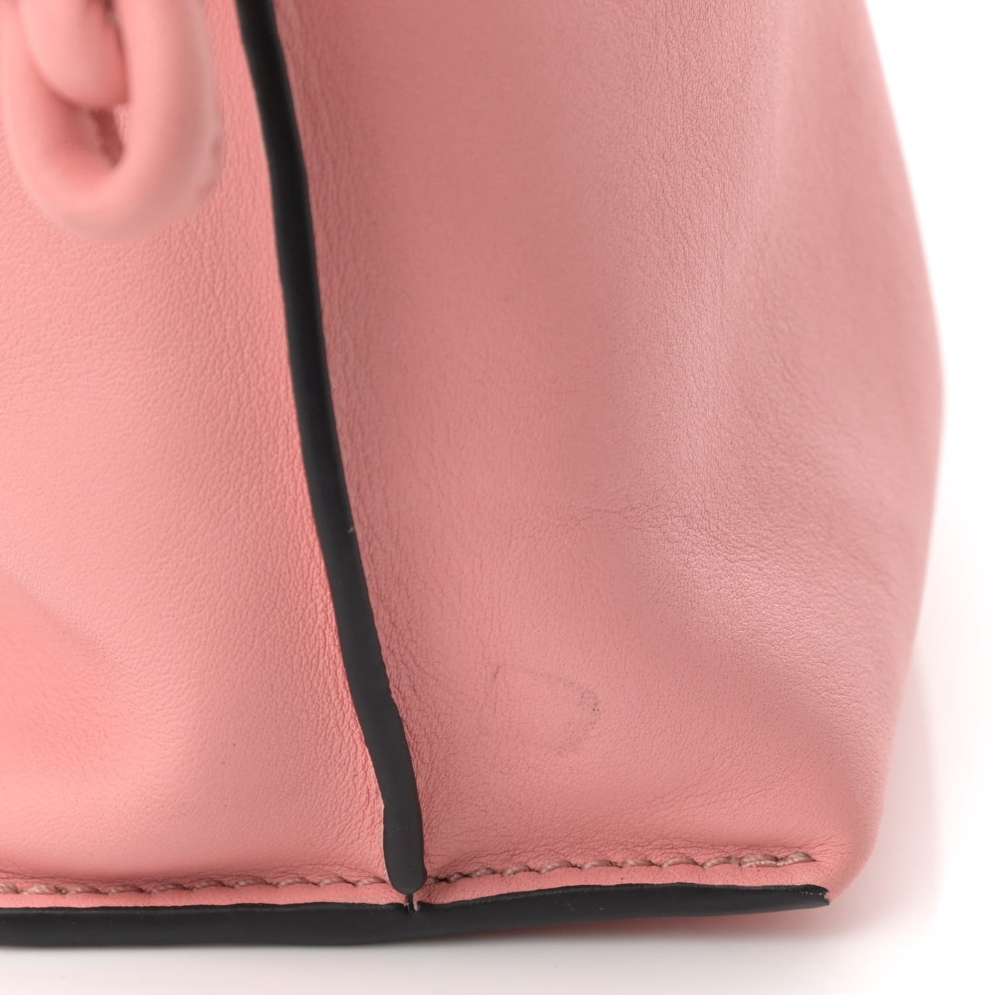 Calfskin Mini Flamenco Knot Clutch Blossom