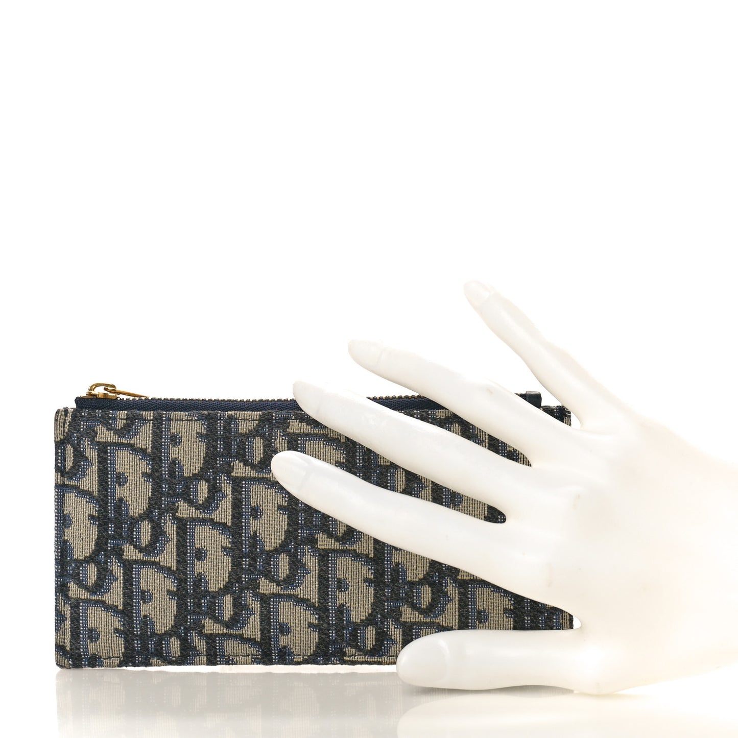 Oblique Dior Pouch Navy Blue