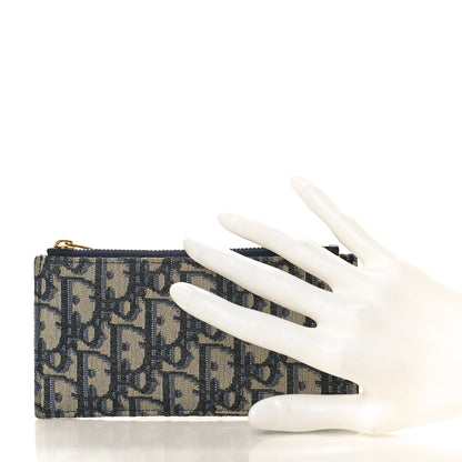 Christian Dior Oblique Dior Pouch Navy Blue 2 of 8