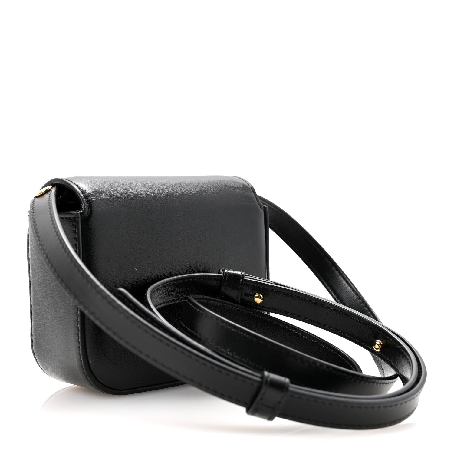Celine Shiny Calfskin Mini Claude Black 3 of 16
