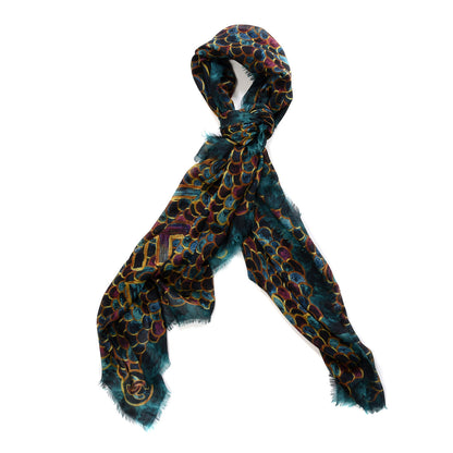 Chanel Cashmere CC Scarf Multicolor 1 of 4