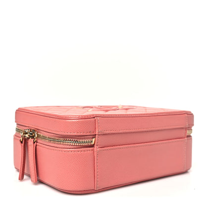 Chanel Caviar Quilted Medium CC Filigree Vanity Case Pink 4 of 11