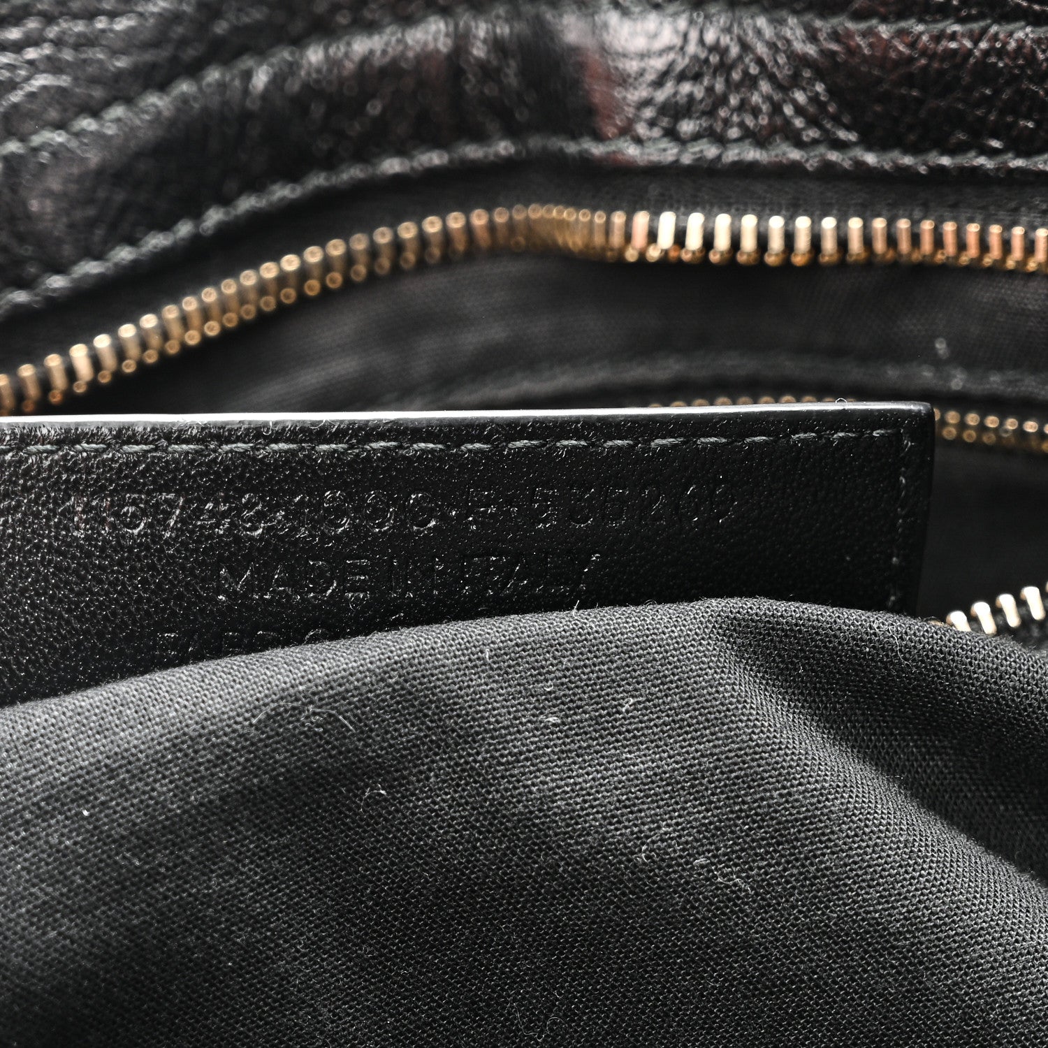 Balenciaga Chevre Gold Metallic Edge Hardware City Black 8 of 11