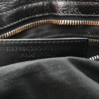 Balenciaga Chevre Gold Metallic Edge Hardware City Black 8 of 11