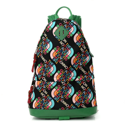 Gucci X THE NORTH FACE Econyl Nylon Medium Backpack Black Multicolor 1 of 15