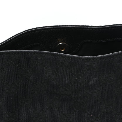 Gucci Monogram Medium Charmy Shoulder Bag Black 8 of 11