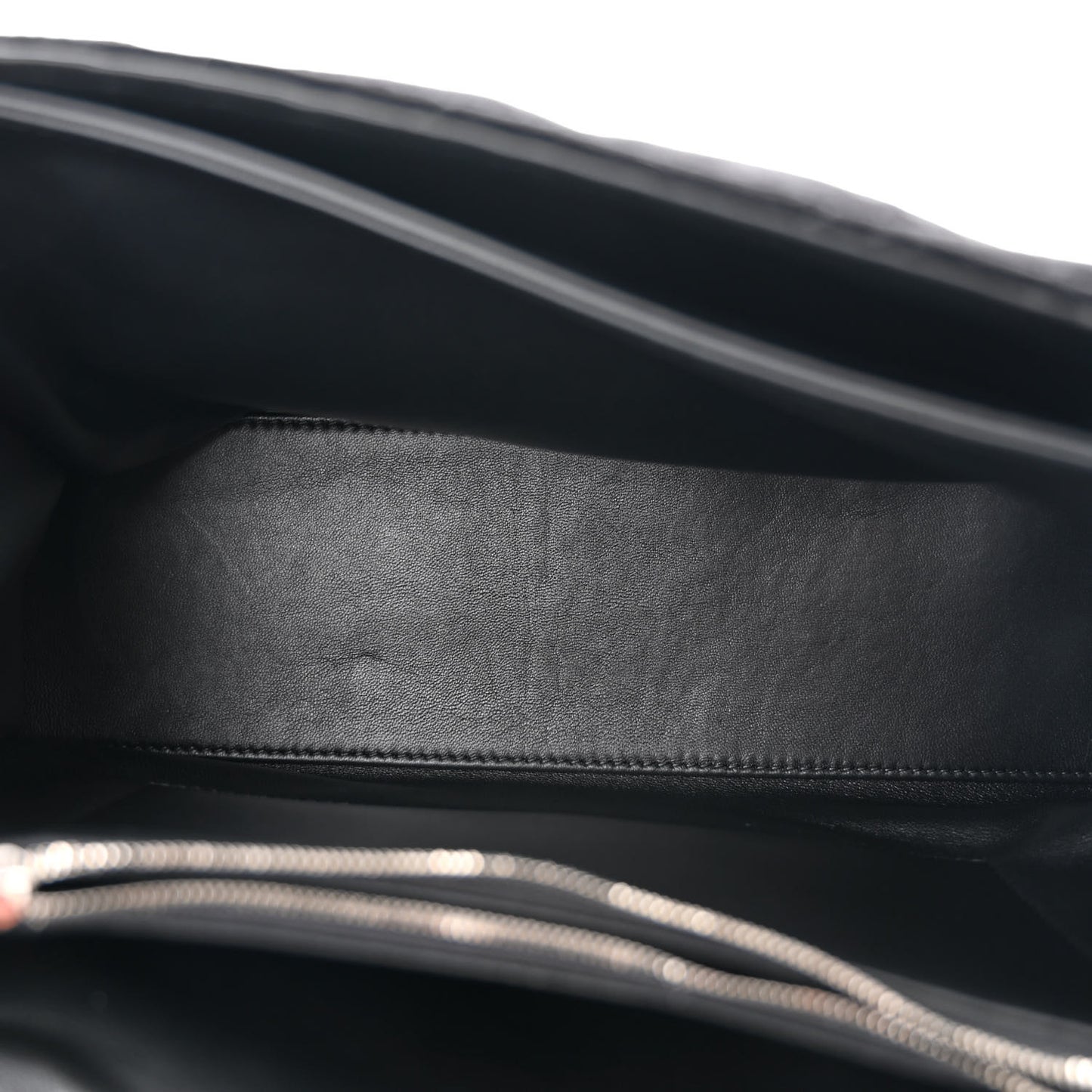 Crushed Velvet Quilted Medium Crush Chain Bag Black