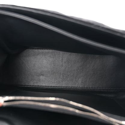 Balenciaga Crushed Velvet Quilted Medium Crush Chain Bag Black 5 of 10