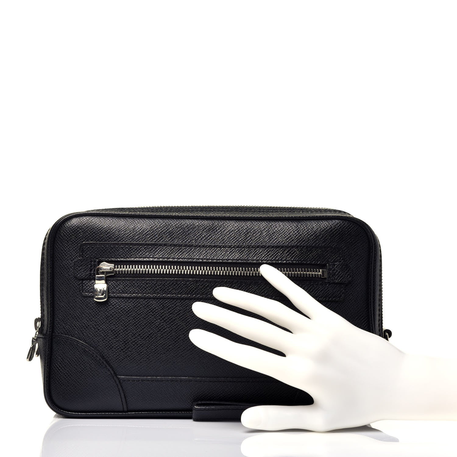 Louis Vuitton Taiga Pochette Marly Dragonee Black 2 of 10
