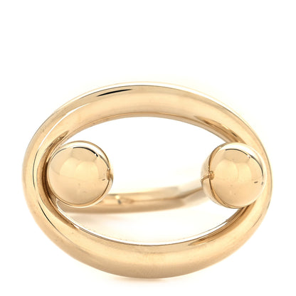 Hermes Permabrass Round Scarf Ring Gold 1 of 5